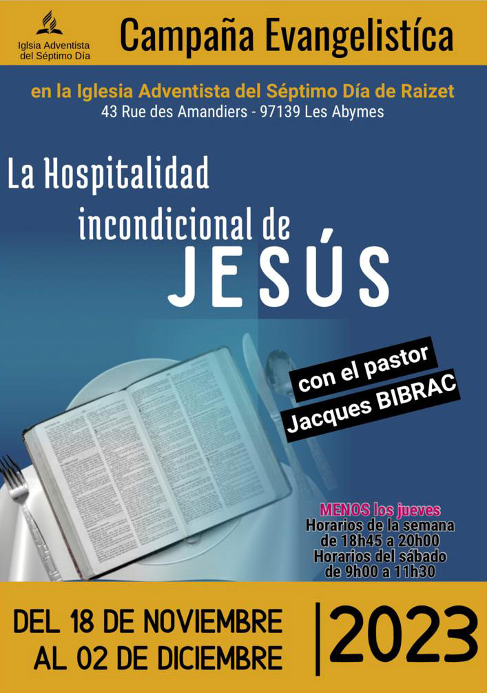 La Hospitalidad incondicional de Jésus La Hospitalidad incondicional de Jésus