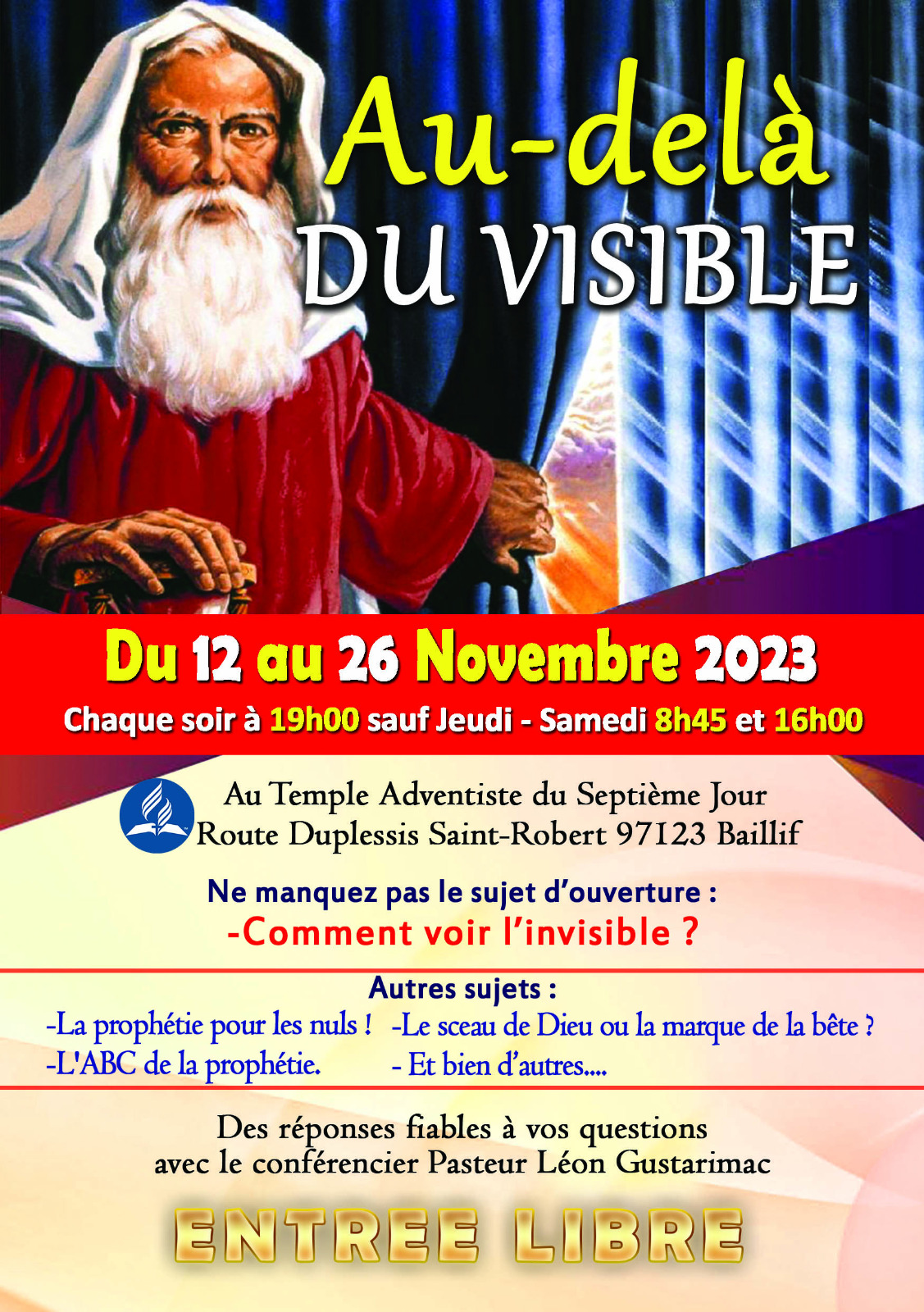 Thème : « Au-delà du visible » Thème : « Au-delà du visible »